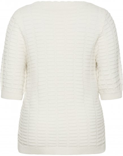 Kaffe Curve Lotia Pullover Chalk - Pletené svetre - 