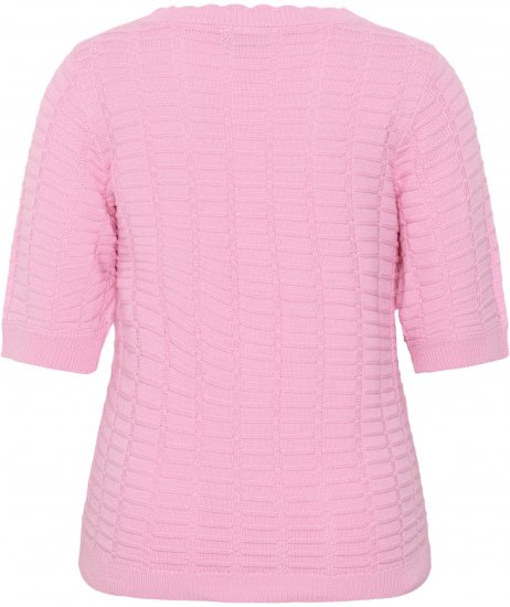 Kaffe Curve Lotia Pullover Pink Frosting - Pletené svetre - 