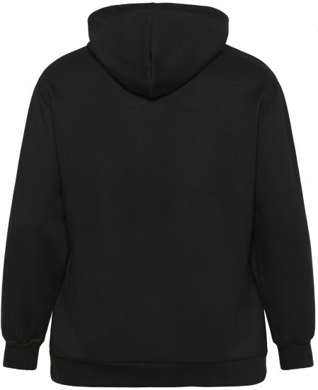 Kaffe Curve Annita Sweatshirt Black - Mikiny s kapucňou - 