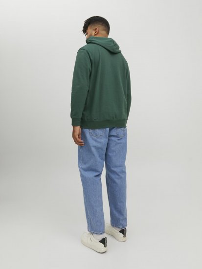 Jack & Jones Codyy Hoodie Green - Mikiny & mikiny bez kapucne - Mikiny & Mikiny s Kapucňou 2XL-12XL