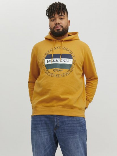 Jack & Jones Codyy Hoodie Yellow - Mikiny & mikiny bez kapucne - Mikiny & Mikiny s Kapucňou 2XL-12XL