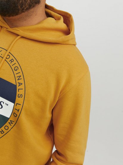 Jack & Jones Codyy Hoodie Yellow - Mikiny & mikiny bez kapucne - Mikiny & Mikiny s Kapucňou 2XL-12XL