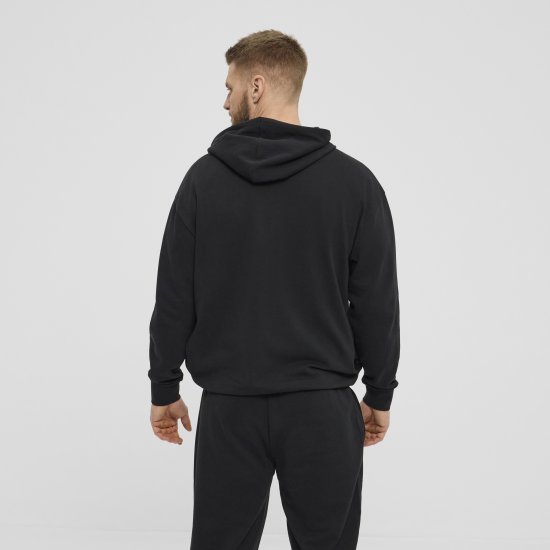 North Latitude Denim Hooded Full-Zip Sweatshirt Black TALL - TALL mikiny - 