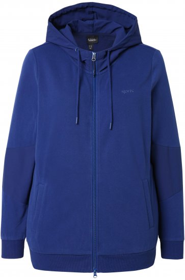 Ulla Popken Athletic Department Hoodie Navy - Mikiny & mikiny bez kapucne - 