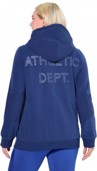 Ulla Popken Athletic Department Hoodie Navy - Mikiny & mikiny bez kapucne - 