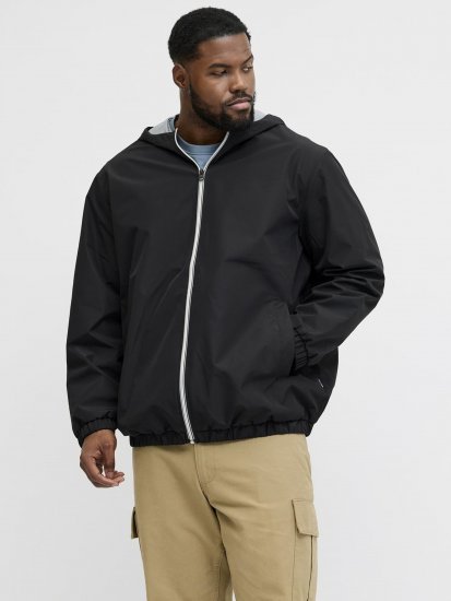 Jack & Jones Jake Light Jacket Black - Bundy - Bundy Nadmerné Veľkosti 2XL-8XL