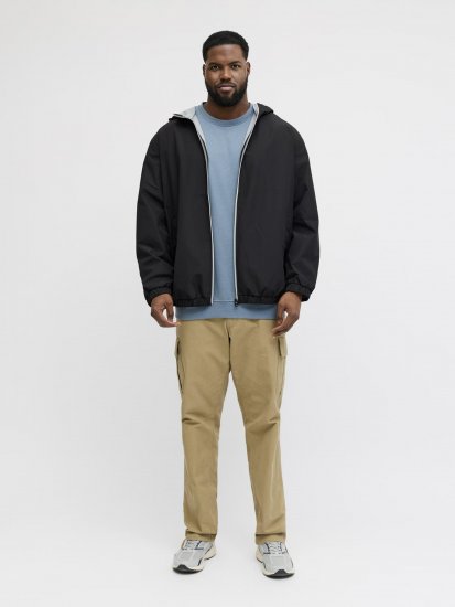 Jack & Jones Jake Light Jacket Black - Bundy - Bundy Nadmerné Veľkosti 2XL-8XL