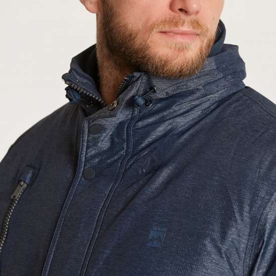 North Latitude 23134 Padded Jacket Waterproof 3K Navy - Bundy - Bundy Nadmerné Veľkosti 2XL-8XL