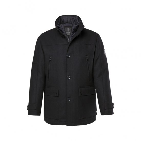 JP1880 Jacket Water-repellent Warm Black - Bundy - Bundy Nadmerné Veľkosti 2XL-8XL