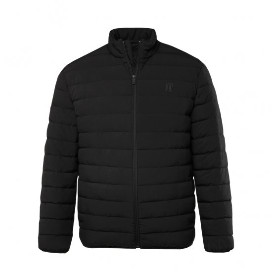 JP1880 Jacket Quilted Stand-up Collar Black - Bundy - Bundy Nadmerné Veľkosti 2XL-8XL