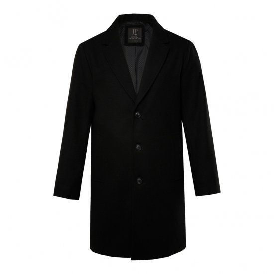 JP1880 Coat Classic Wool Blend Black - Bundy - Bundy Nadmerné Veľkosti 2XL-8XL