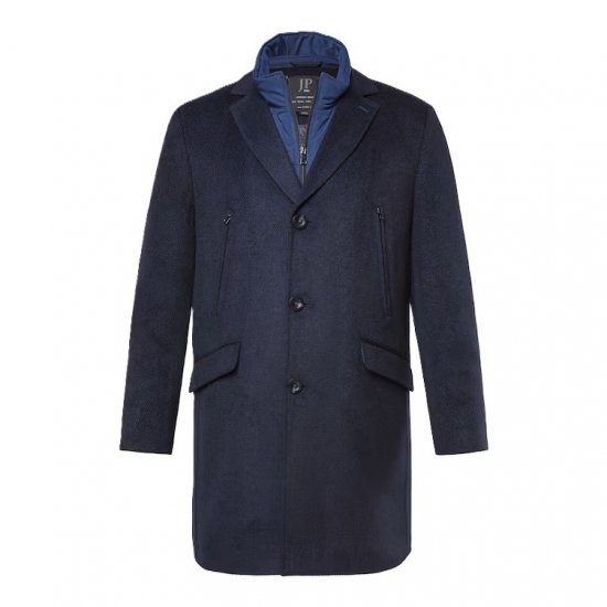 JP1880 Coat Flexnamic With Removable Insert Navy - Bundy - Bundy Nadmerné Veľkosti 2XL-8XL