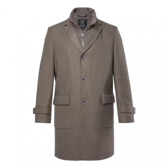 JP1880 Coat Flexnamic Quilted Insert Grey TALL - TALL Bundy - 