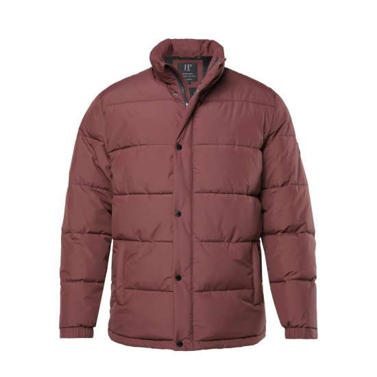 JP1880 Jacket Quilted Extra Warm Brown - Bundy - Bundy Nadmerné Veľkosti 2XL-8XL