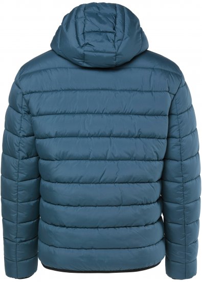 JP1880 Quilted Hooded Jacket Deep Blue - Bundy - Bundy Nadmerné Veľkosti 2XL-8XL