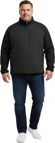 Dobsom Hybrid Bunda Čierna - Športové oblečenie - Sportovní Oblečení 2XL-10XL
