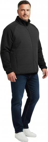 Dobsom Hybrid Bunda Čierna - Športové oblečenie - Sportovní Oblečení 2XL-10XL
