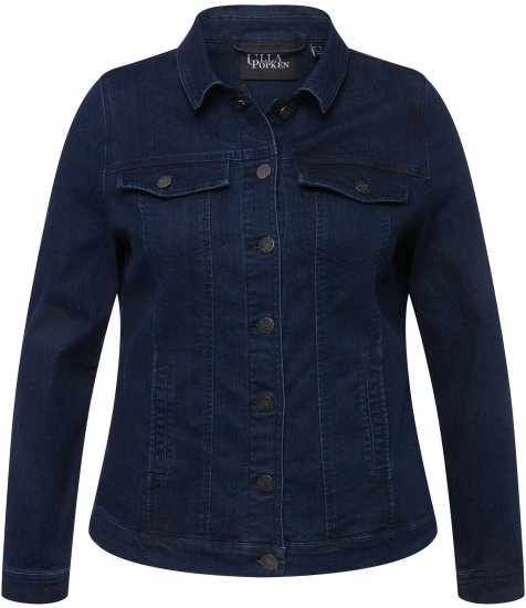 Ulla Popken Denim Jacket Blue Denim - Bundy - 