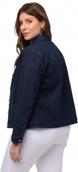 Ulla Popken Denim Jacket Blue Denim - Bundy - 