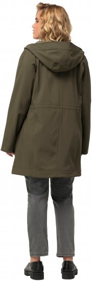 Ulla Popken Triple Function Softshell Jacket Loden Green - Bundy - 