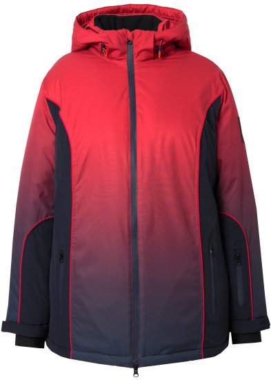 Ulla Popken Gradient Triple-Function Performance Ski Jacket Navy - Bundy - 