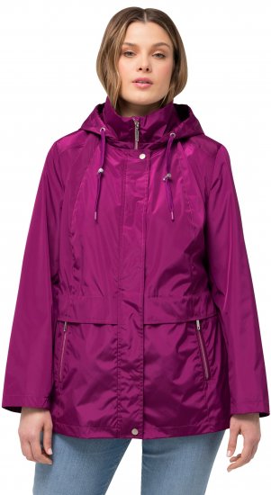 Ulla Popken HYPRAR Water-Repellent Windbreaker Berry - Bundy - 