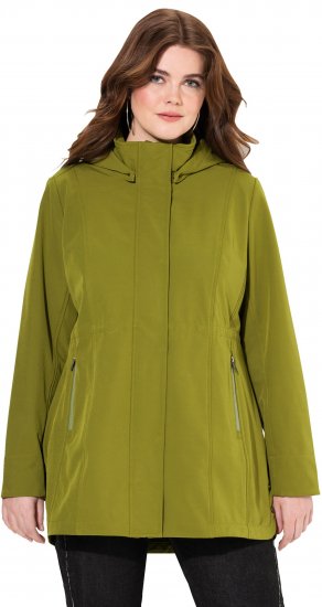 Ulla Popken HYPRAR Softshell Jacket Pale Khaki - Bundy - 