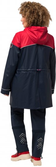 Ulla Popken HYPRAR Colorblock Triple Function Frisian Jacket Navy - Bundy - 