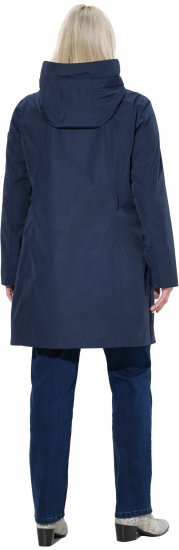Ulla Popken HYPRAR Waterproof Jacket Navy - Bundy - 