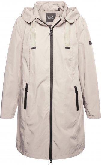 Ulla Popken HYPRAR Waterproof Jacket Medium Grey - Bundy - 
