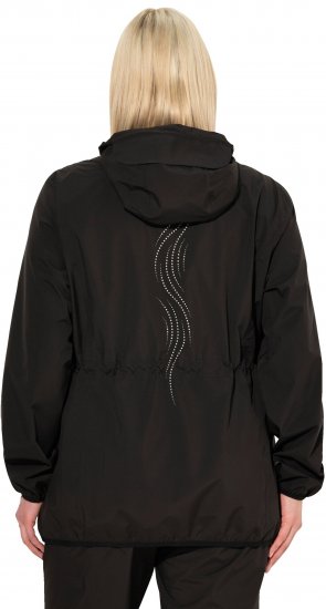Ulla Popken Lightweight Rain Jacket Black - Bundy - 