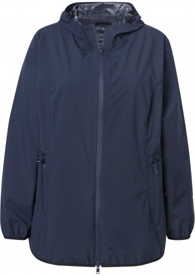 Ulla Popken Lightweight Rain Jacket Navy - Bundy - 