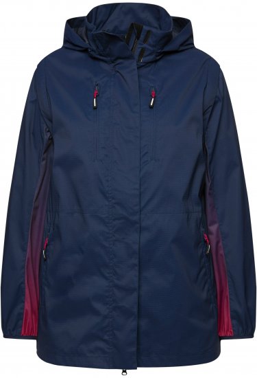 Ulla Popken 2-in-1 Functional Jacket Navy - Bundy - 