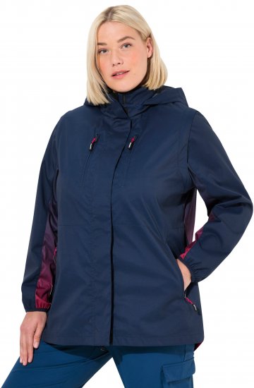 Ulla Popken 2-in-1 Functional Jacket Navy - Bundy - 