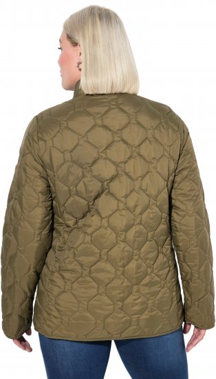 Ulla Popken HYPRAR Lightweight Quilted Water-Repellent Jacket Olive - Bundy - 