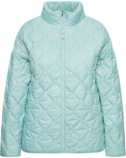 Ulla Popken HYPRAR Lightweight Quilted Water-Repellent Jacket Ice Blue - Bundy - 