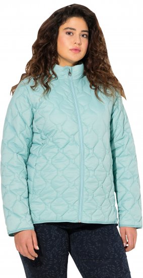 Ulla Popken HYPRAR Lightweight Quilted Water-Repellent Jacket Ice Blue - Bundy - 