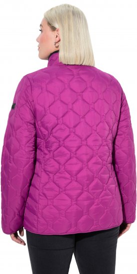 Ulla Popken HYPRAR Lightweight Quilted Water-Repellent Jacket Berry - Bundy - 