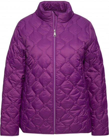 Ulla Popken HYPRAR Lightweight Quilted Water-Repellent Jacket Purple - Bundy - 