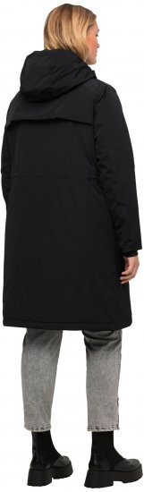 Ulla Popken HYPRAR Triple Function Recycled Fully Lined Coat Black - Bundy - 