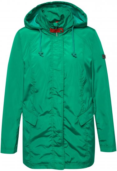 Ulla Popken HYPRAR All Weather Jacket Green Emerald - Bundy - 