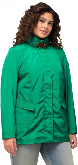 Ulla Popken HYPRAR All Weather Jacket Green Emerald - Bundy - 