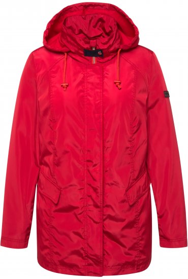 Ulla Popken HYPRAR All Weather Jacket Red - Bundy - 