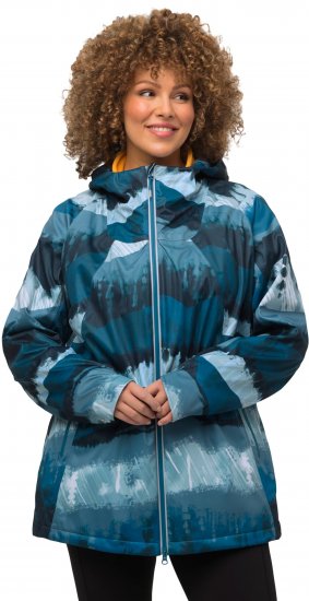 Ulla Popken HYPRAR 2-in-1 Waterproof Fitness Jacket Ink Blue - Bundy - 