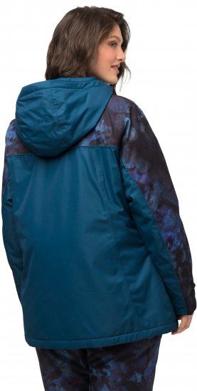 Ulla Popken Asymmetric Triple-Function Performance Ski Jacket Teal - Bundy - 