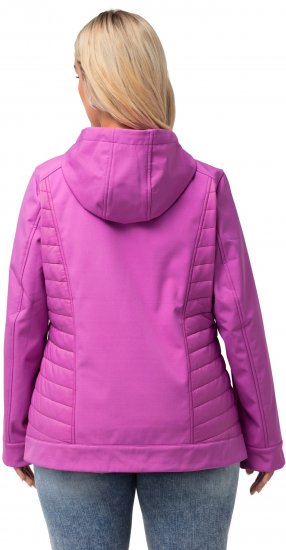 Ulla Popken Hyprar Quilt Mix Jacket Light Heather - Bundy - 