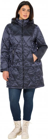 Ulla Popken HYPRAR Diamond Quilted Jacket Night Blue - Bundy - 