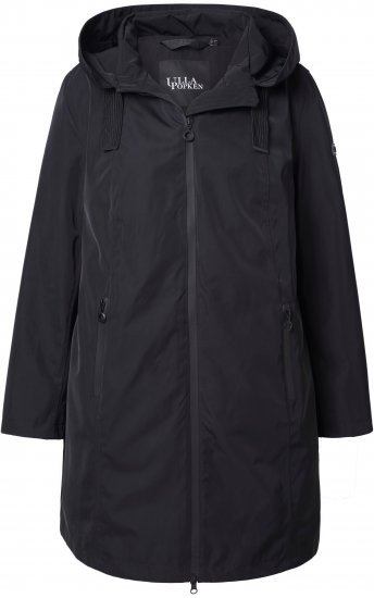 Ulla Popken HYPRAR Waterproof Jacket Black - Bundy - 