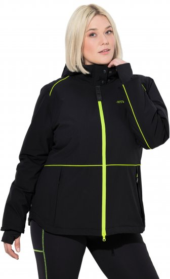 Ulla Popken HYPRAR Triple Function Coat Black - Bundy - 