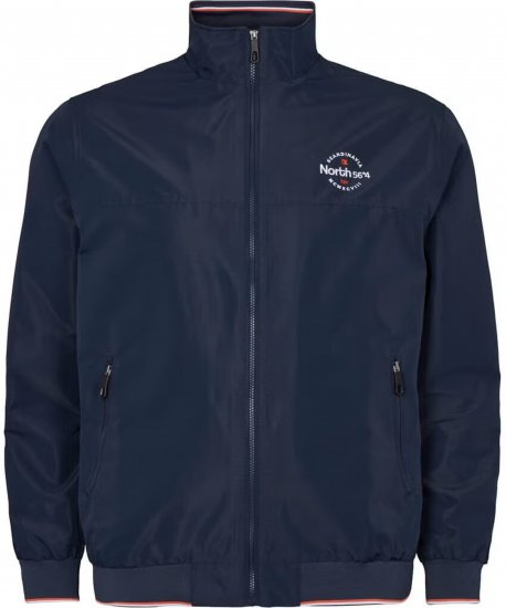 North Latitude 21171 Sporty Water Resistant 5000mm Bomber Jacket Navy - Bundy - Bundy Nadmerné Veľkosti 2XL-8XL